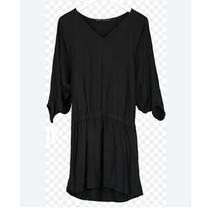 Zara batwing black Dress 